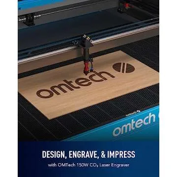OMTech 150W CO2 Laser Engraver for Precision Projects
