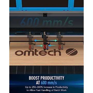 OMTech 150W CO2 Laser Engraver for Precision Projects