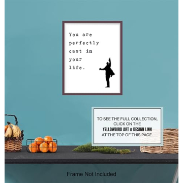 8x10 Unframed Broadway Motivational Quote Print
