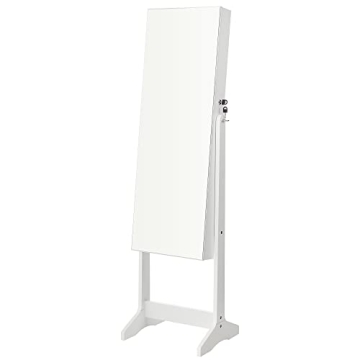 SONGMICS Freestanding Jewelry Cabinet with Mirror