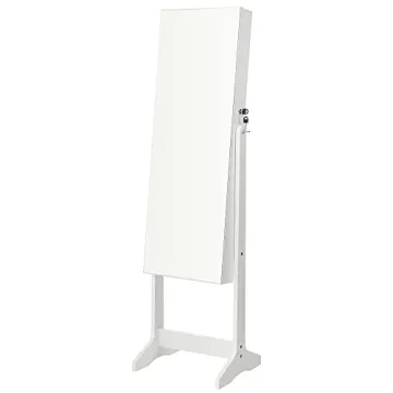 SONGMICS Freestanding Jewelry Cabinet with Mirror