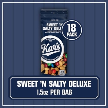 Kar’s Nuts Sweet 'N Salty Deluxe Trail Mix – Bulk 18 Pack