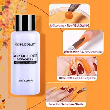 NICOLE DIARY Acrylic Nail Kit - Complete Nail Art Set