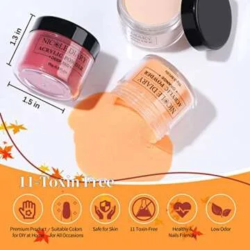 NICOLE DIARY Acrylic Nail Kit - Complete Nail Art Set