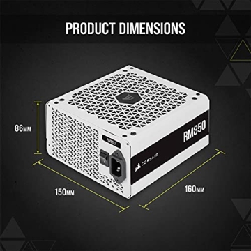 Corsair RM850 Fully Modular 850W Power Supply - Quiet & Reliable