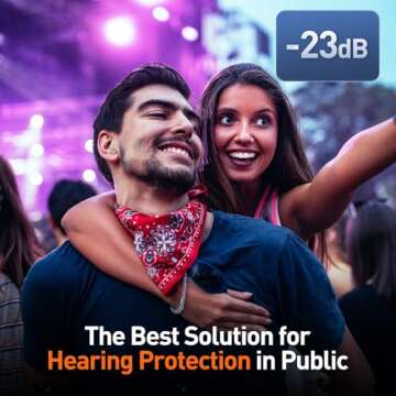 Reure High Fidelity Noise Cancelling Ear Plugs for Concerts