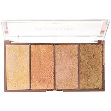 Makeup Revolution, Highlighter Palette, Face Highlighter, Vintage Lace, 20g