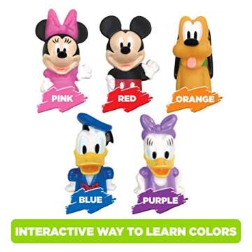 Disney Mickey Mouse & Friends Finger Puppets - Party Favors, Educational, Bath Toys