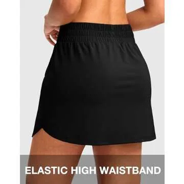 SANTINY Women's Golf Skirts with Pockets - Stylish & Comfortable