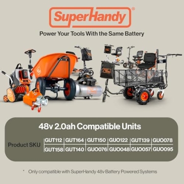 SuperHandy 48V Lithium-Ion Battery for Moblility Scooters and Tools