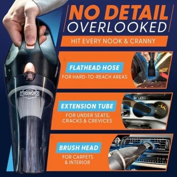 ThisWorx Portable Handheld Vacuum with Rechargeable Battery