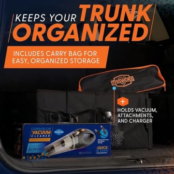 ThisWorx Portable Handheld Vacuum with Rechargeable Battery