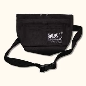 Karen Pryor Clicker Training Black Treat Pouch by Terry Ryan