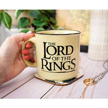 Lord of the Rings Gondor Elven Script Mug | 20 Oz Ceramic