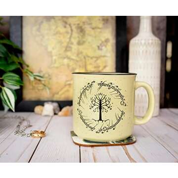 Lord of the Rings Gondor Elven Script Mug | 20 Oz Ceramic