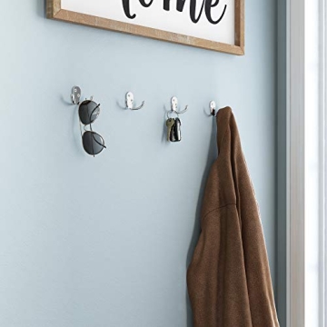 Franklin Brass Polished Chrome Wall Hooks 5-Pack