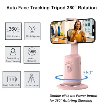 Auto Tracking Tripod for Content Creators - Hands-Free Video