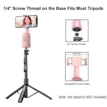 Auto Tracking Tripod for Content Creators - Hands-Free Video