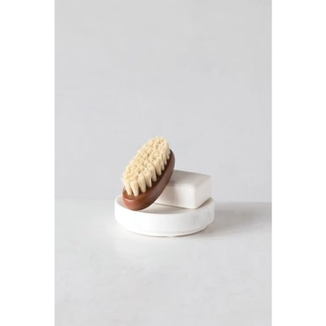 Creative Co-Op White Marble Soap Dish for Elegant Decor