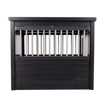 New Age Pet ecoFLEX Pet Crate/End Table, Small Espresso