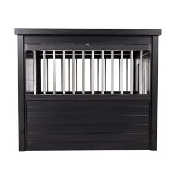 New Age Pet ecoFLEX Pet Crate/End Table, Small Espresso