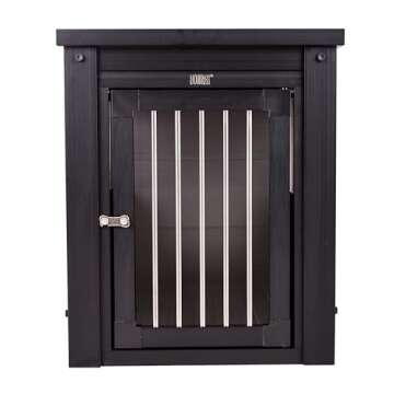 New Age Pet ecoFLEX Pet Crate/End Table, Small Espresso