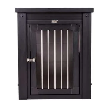 New Age Pet ecoFLEX Pet Crate/End Table, Small Espresso