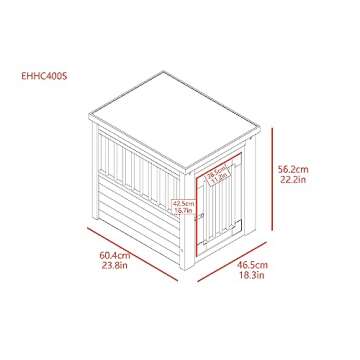 New Age Pet ecoFLEX Pet Crate/End Table, Small Espresso