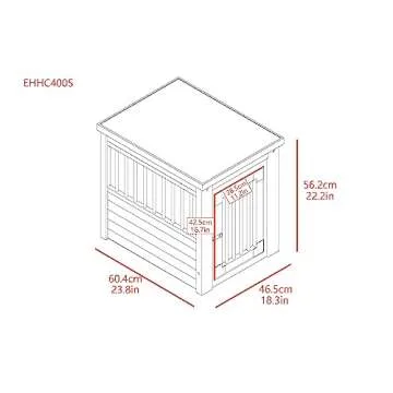 New Age Pet ecoFLEX Pet Crate/End Table, Small Espresso