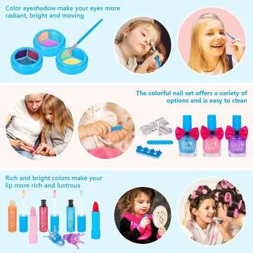 Kids Makeup Kit - 30 Pcs for Ages 3-10