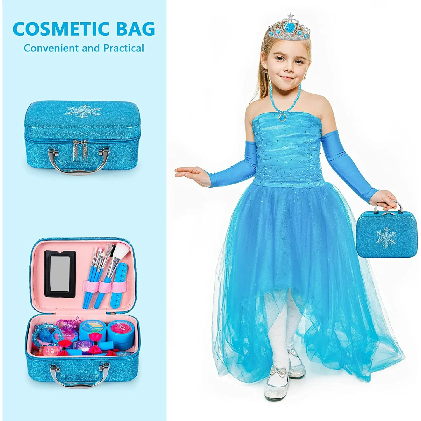 Kids Makeup Kit - 30 Pcs for Ages 3-10