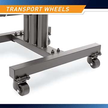 Marcy Olympic Weight Plate Rack for Two-Inch Plates Vertical Bar Holder for Home Gym PT-5856 , Black