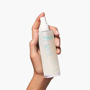 TULA Skin Care Signature Glow Refreshing & Brightening Face Mist - Oil & Alcohol Free, Hydrating & Brightening with Pollution & Blue Light Protection, 3.51 fl oz.