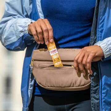 CHOMPS MINI Free Range Turkey Jerky Meat Snack Sticks, Original Turkey, 0.5 Ounce (Pack of 6)