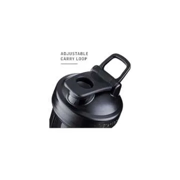 BlenderBottle Classic V2 Shaker Bottle Perfect for Protein Shakes and Pre Workout, 28-Ounce, Black