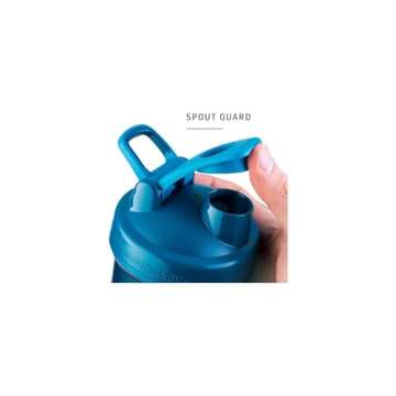 BlenderBottle Classic V2 Shaker Bottle Perfect for Protein Shakes and Pre Workout, 28-Ounce, Black