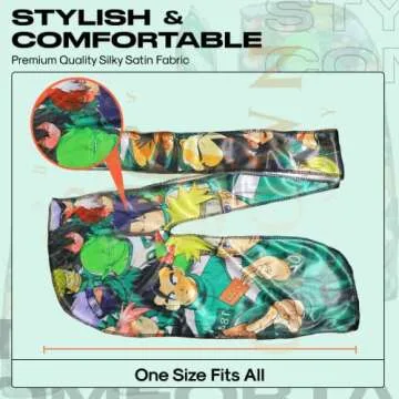 CROWN Art Silky Anime Durag - Comfort & Style Combined