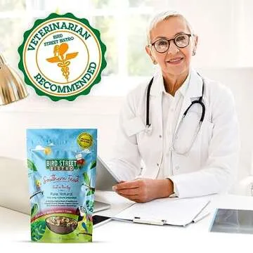 Bird Street Bistro Parrot Food - Parakeet Food - Cockatiel Food - Bird Food - Cooks in 3-15 min w/Na...