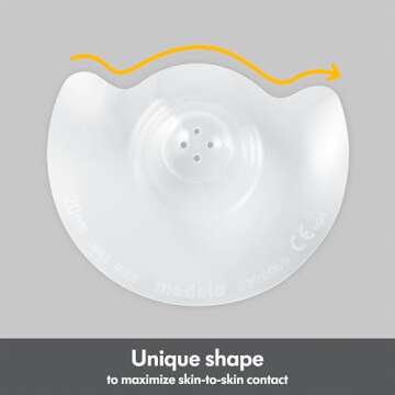 Medela Contact Nipple Shields, Small 16mm | For Latching Difficulties during Breastfeeding, Flat or Inverted Nipples