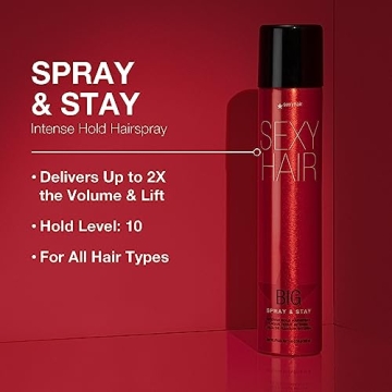 SexyHair Big Spray & Stay Hairspray for Extreme Hold and Shine