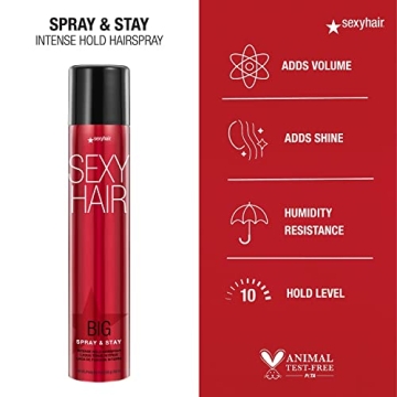 SexyHair Big Spray & Stay Hairspray for Extreme Hold and Shine