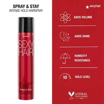 SexyHair Big Spray & Stay Hairspray for Extreme Hold and Shine