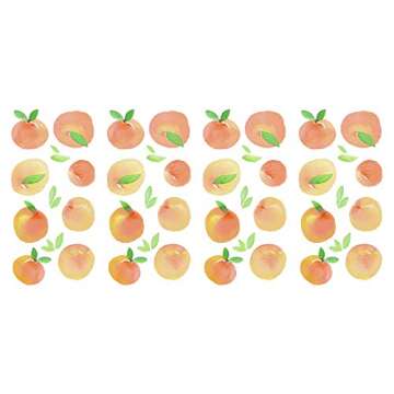 RoomMates RMK4583SCS Sweet Peaches Peel and Stick Wall Decals for Creative Home Décor