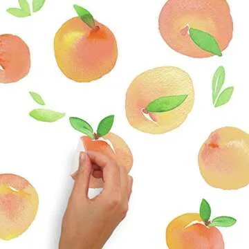 RoomMates Sweet Peaches Peel and Stick Wall Decals