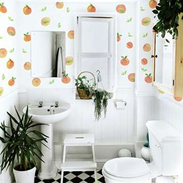 RoomMates Sweet Peaches Peel and Stick Wall Decals
