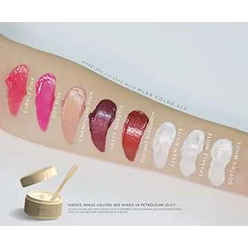 MARBLERS Lip Safe Mica Powder Colorant Set [MLBB 8 Color Set] |Cosmetic | Epoxy Resin Pigment | Dye | Non-Toxic, Vegan, Cruelty-Free | Lip Gloss, Nails, Body Butter, Bath Bomb, Candle & Soap Making