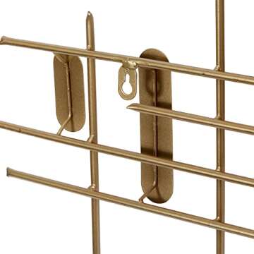 CosmoLiving by Cosmopolitan Metal Geometric Home Wall Decor Geometric Layered Wall Sculpture, Wall Art 58" x 2" x 25", Gold