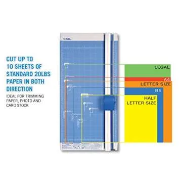 CARL Professional Rotary Paper Trimmer - 18 Inch for Precise Cuts and Crafting Reimagined