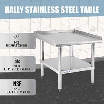 Stainless Steel Equipment Stand for Kitchen & Bar