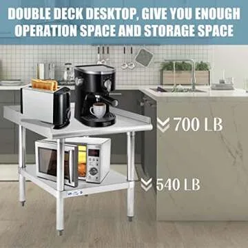 Stainless Steel Equipment Stand for Kitchen & Bar